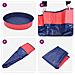 Piscina Pieghevole per Cani Rosso e Blu Ø 160 x 30 cm PVC - Foto miniatura 6