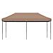 Tenda Party Marrone 292 x 580 x 315 cm Tessuto Oxford - Foto miniatura 3