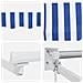 Tenda retrattile manuale Blu e Bianco 3,5 x 2 m - Foto miniatura 6