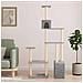 Albero per gatti con pali per graffiare in sisal Grigio Chiaro - Foto miniatura 2