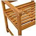 Panchina da esterno 4 pcs Naturale 56 x 55,5 x 90 cm - Foto miniatura 8
