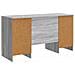 Scrivania Grigio Sonoma 142,5 x 50 x 75 cm Legno ingegnerizzato - Foto miniatura 6