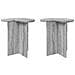Tavolo laterale 2 pcs Grigio Sonoma Ø 39 x 38 cm - Foto miniatura 1