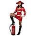 costume pompiere donna t. u. - Foto miniatura 1