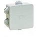 Scatola Stagna 8 X 8 Cm (80 X 80 X 40) Ip44 6 Passa Cavi - Foto miniatura 1