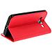 Custodia Portafoglio Stand Case Per Samsung Galaxy J3 - Rossa - Foto miniatura 5