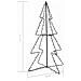 Albero di Natale a Cono 160 LED per Interni Esterni 78x120 cm - Foto miniatura 4