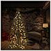 Albero di Natale a Cono 160 LED per Interni Esterni 78x120 cm - Foto miniatura 1