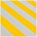 Tenda Da Sole Pieghevole Manuale 600 Cm Gialla / bianca - Foto miniatura 2