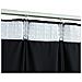 Tenda Oscurante Con Ganci Nera In Velluto 290x245 Cm - Foto miniatura 4