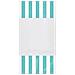 Amscan - 10 Sacchetti Di Plastica A Righe Menta 25 X 13 Cm - Foto miniatura 1