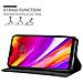 Cadorabo Custodia Compatibile Con Lg G7 Thinq In Nero Di Notte - Coperchio Protettiva Con Chiusura Magnetica, Funzione Stand E Tasca Per Le Carte - Foto miniatura 2