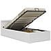 Giroletto Contenitore Idraulico LED Bianco Similpelle 100x200cm - Foto miniatura 2