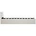 Giroletto Contenitore Idraulico LED Bianco Similpelle 100x200cm - Foto miniatura 6