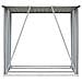 Capannone Da Giardino In Acciaio Zincato 163x83x154cm Antracite - Foto miniatura 3