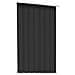 Capannone Da Giardino In Acciaio Zincato 163x83x154cm Antracite - Foto miniatura 4