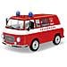 24594 Barkas B1000 Vigili Del Fuoco - 151 Pezzi Kit Modello Di Auto Gdr - Foto miniatura 2