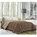 Trapunta Invernale In Ecopiuma Double Face Super Soft - Matrimoniale 260x260 Cm Beige / marrone Chiaro - Foto miniatura 1