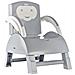 Booster Della Sedia 2 In 1 Charming Grey - Foto miniatura 3