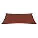 Parasole a Vela Oxford Rettangolare 2x4,5 m Terracotta - Foto miniatura 3