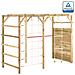 Struttura di Arrampicata 240x100x170cm Legno di Pino Impregnato - Foto miniatura 1