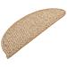 Tappeti Autoadesivi Scale Aspetto Sisal 15 pz 56x17x3 cm Sabbia - Foto miniatura 3