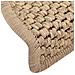 Tappeti Autoadesivi Scale Aspetto Sisal 15 pz 56x17x3 cm Sabbia - Foto miniatura 7