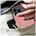 Cover Per Iphone 13 Pro Max In Silicone Semi-rigido Soft-touch Rosa Chiaro - Foto miniatura 3