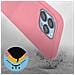 Cover Per Iphone 13 Pro Max In Silicone Semi-rigido Soft-touch Rosa Chiaro - Foto miniatura 4