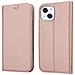 Custodia Compatibile Con Apple Iphone 13 Mini In Classy Oro Rosa - Coperchio Protettiva Con Chiusura Magnetica, Funzione Stand E Tasca Per Le Carte - Foto miniatura 5