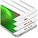3x Pellicola Armatura A Schermo Intero Compatibile Con Huawei P9 In Trasparente Con Bianco - 3x Vetro Temperato (tempered) Di Protezione Del Display In Durezza 9h Con 3d Touch - Foto miniatura 1