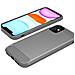 Custodia Compatibile Con Apple Iphone 11 In Brusched Grigio - Coperchio Protettivo In Silicone Tpu Flessibile In Look Acciaio Inossidabile-fibra Di Carbonio - Foto miniatura 4