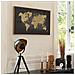 Mappa Da Parete Del Mondo, Decorazione Da Parete, Tela In Cornice, 58 X 88 Cm - Foto miniatura 3