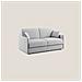 Evans Divano Letto In Tessuto Ecosostenibile Grigio 169 Cm (mat. 140x197) - Foto miniatura 2