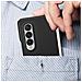 Cover Samsung Galaxy Z Fold 3 Rigid Antiscivolo Mercury Nera - Foto miniatura 5