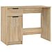 Scrivania Rovere Sonoma 100x50x75 Cm In Legno Multistrato - Foto miniatura 1