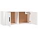 Mobili Porta Tv A Parete 2 Pz Bianco 100x34,5x40 Cm - Foto miniatura 8