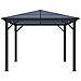 Gazebo Da Giardino In Alluminio Grace 300s300 Grigio Antracite - Foto miniatura 6