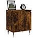 Comodini Rovere Fumo 2 Pz 40x30x50 Cm In Legno Multistrato - Foto miniatura 2