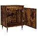 Comodini Rovere Fumo 2 Pz 40x30x50 Cm In Legno Multistrato - Foto miniatura 5