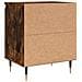 Comodini Rovere Fumo 2 Pz 40x30x50 Cm In Legno Multistrato - Foto miniatura 7