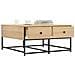 Tavolino Da Salotto Rovere Sonoma 80x80x40 Cm Legno Multistrato - Foto miniatura 3