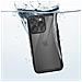 Cover Completa Per Iphone 15 Pro Max, Impermeabile Ip68 Imergibile 2m, Nero Transparente - Foto miniatura 5