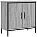 Mobile Lavabo Bagno Grigio Sonoma 60x30x60 Cm Legno Multistrato - Foto miniatura 1