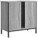 Mobile Lavabo Bagno Grigio Sonoma 60x30x60 Cm Legno Multistrato - Foto miniatura 4