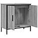 Mobile Lavabo Bagno Grigio Sonoma 60x30x60 Cm Legno Multistrato - Foto miniatura 7