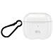 Cover Per Airpods 3 Tough In Silicone Con Aggancio Metallico, Trasparente - Foto miniatura 1
