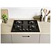 Piano Cottura CVW6BB a Gas 4 Zone Cottura da 60 cm Colore Nero - Foto miniatura 2