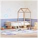 Tetto Per Letto Bambini 98x70x176,5 Cm Legno Massello Di Pino - Foto miniatura 1