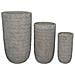 Vasi Per Piante Da Interno Esterno In Fibra Di Argilla Set 3 Vasi Lavanda - Foto miniatura 2